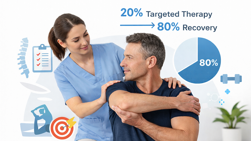 80-20 rule in physiotherapy